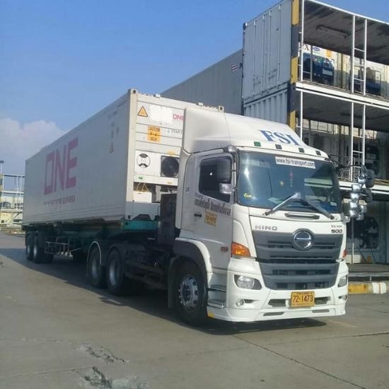 Terminal tractors and trailers for Reefer Containers in Lat Krabang, Bangkok  - All in one service for Export and Import, Freight Forwarder, Customs clearance, Transportation and Logistic