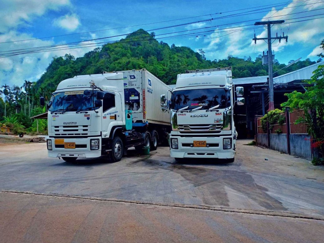 Terminal Trailers and Reefer Containers in Lat Krabang, Bangkok
